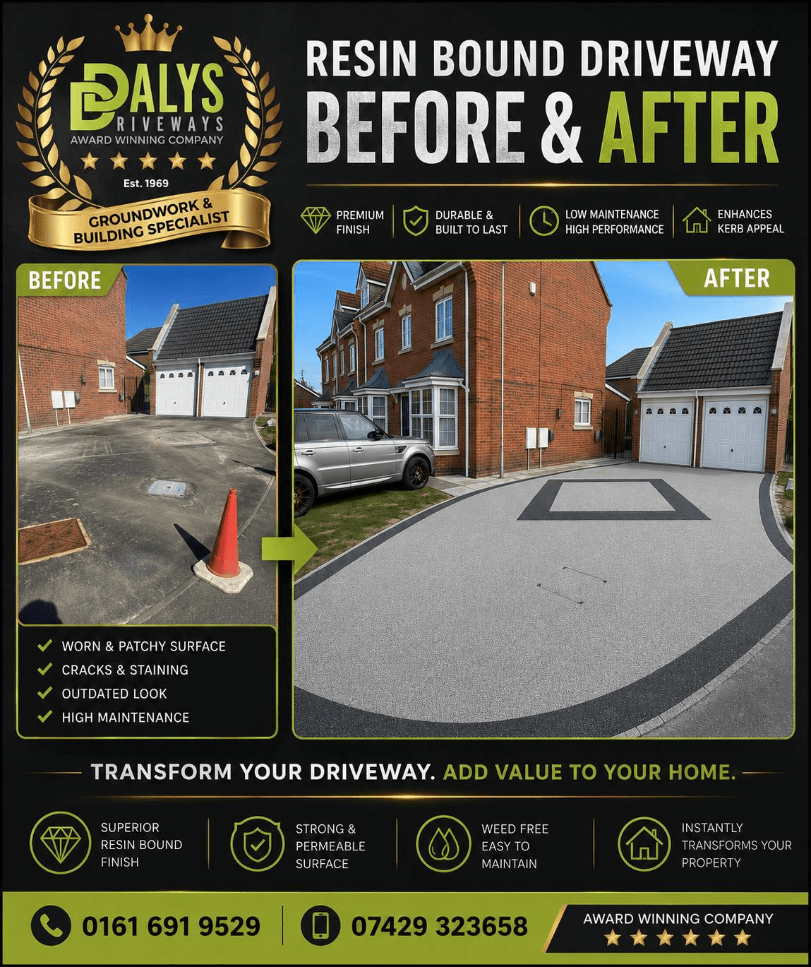 Resin Bound Driveways by Dalys Driveways Manchester