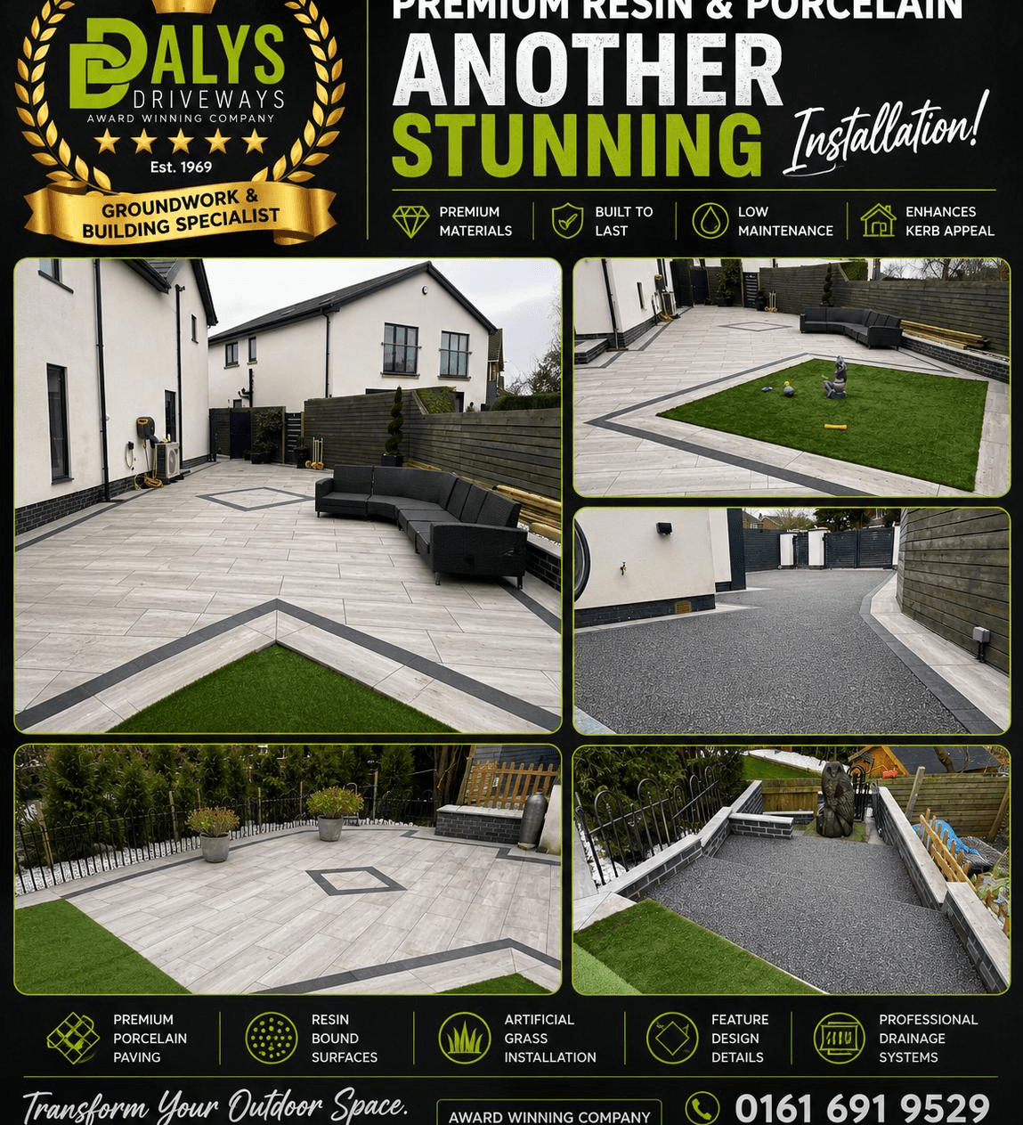 Landscaping Services by Dalys Driveways Manchester