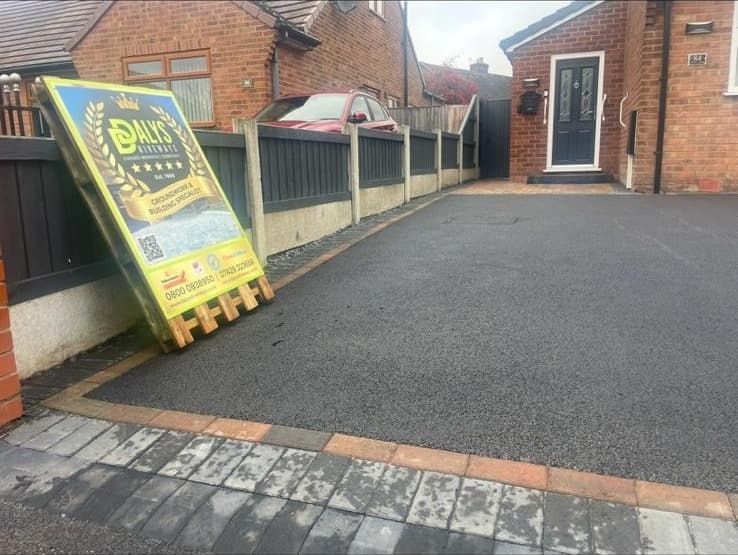 Driveway project near Royton